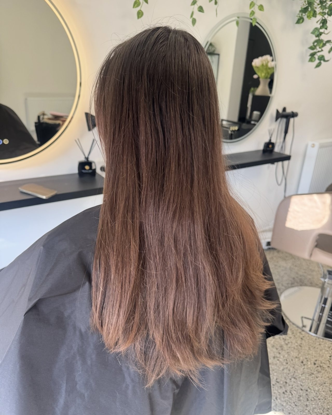 Z hnědé do teplé blond — před