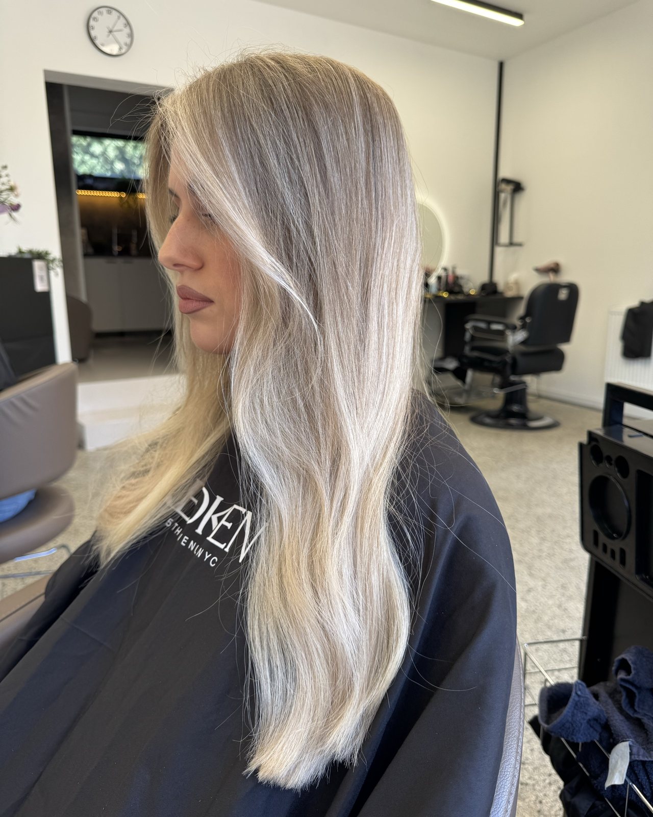 Z hnědé na blond — výsledek